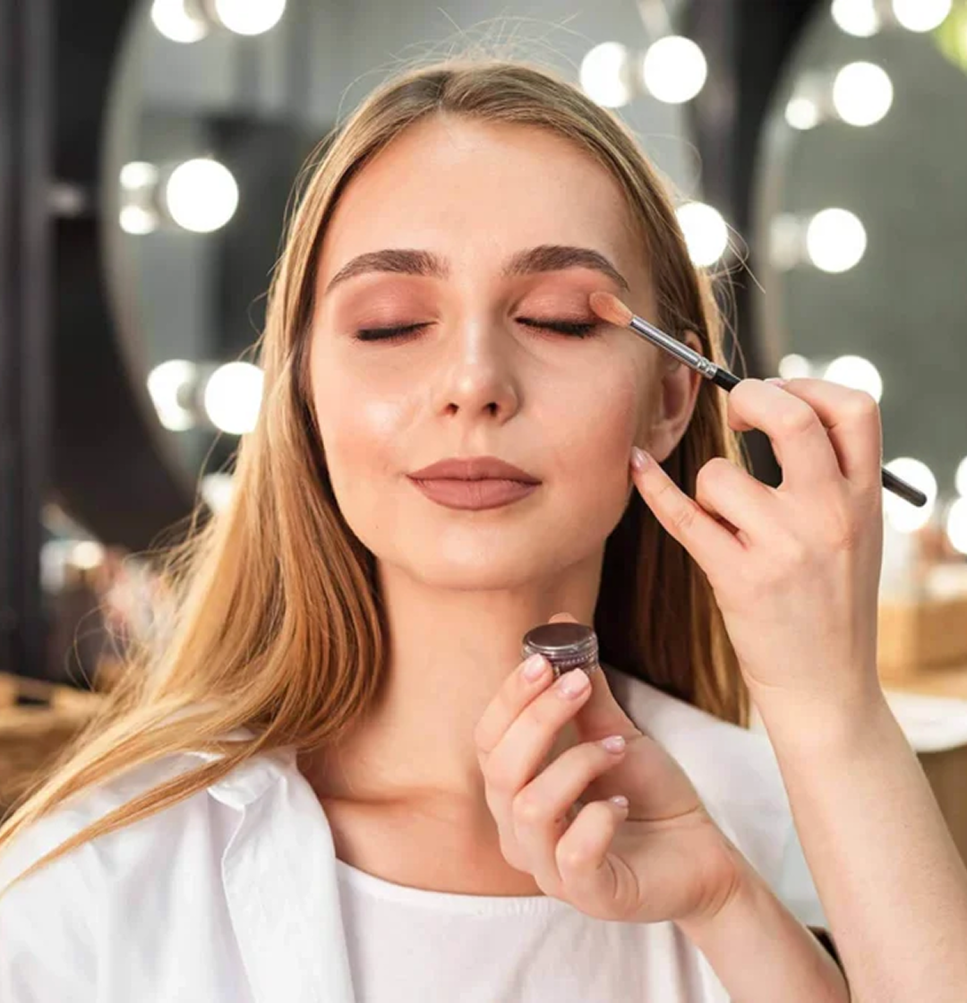 Professional full makeup service at spa Vancouver