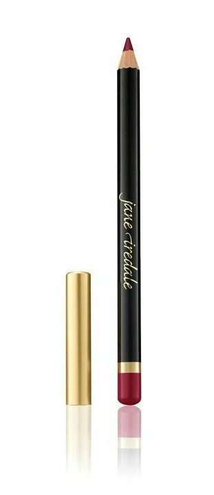 1624397237webp – Damara Luxury Spa Vancouver Lip liner pencil with black body, red-pink tip, and gold cap removed beside it; brand Jane Iredale.