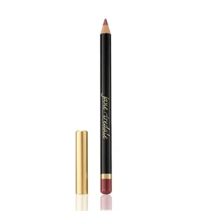 Black lip liner pencil with a gold cap removed and placed beside it on a white background; pinkish-red tip and brand script along the barrel