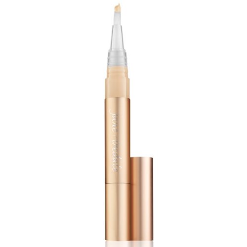 activelight03-2jpg – Damara Luxury Spa Vancouver Gold-toned concealer pen with beige liquid and slender brush applicator, standing upright.