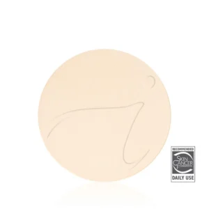 Close-up of a beige textured circular patch; bottom-right shows a 'Recommended' Skin Cancer Foundation Daily Use label.