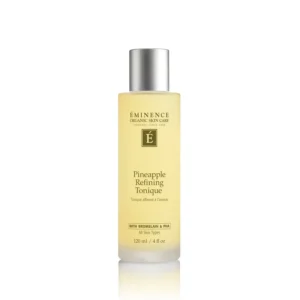 Éminence Pineapple Refining Tonique bottle with pump cap, organic skincare product for all skin types
