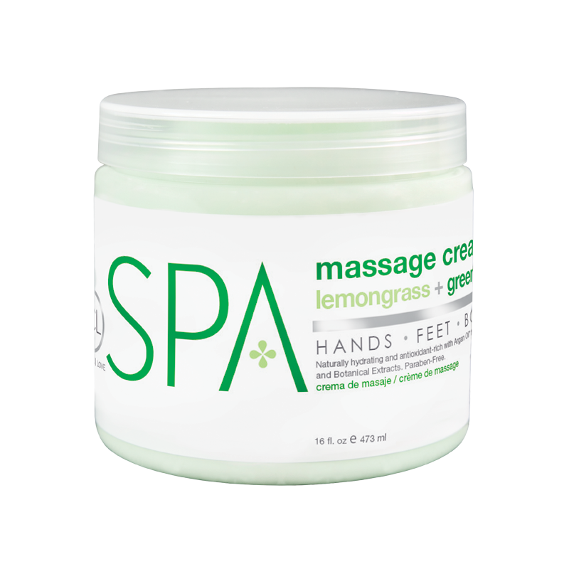 massage-cream-lemongrass-green-tea-16ozwebp – Damara Luxury Spa Vancouver Jar of Spa brand massage cream labeled lemongrass + green tea, 16 fl oz (473 ml)